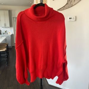Nordstrom Red Chunky Sweater ❤️